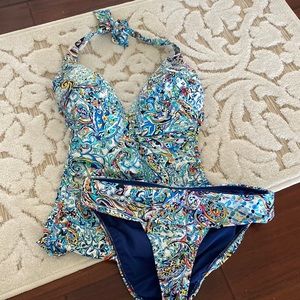 Womens Ralph Lauren two piece tank tini